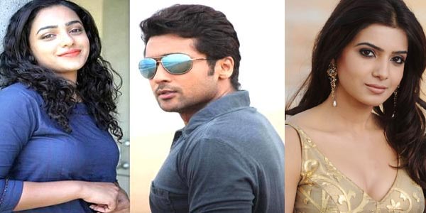 allu arjun,suriya,24 movie,samantha,nithya menen,vikram kumar  బన్నీ హీరోయిన్లే సూర్య కి కూడా!!